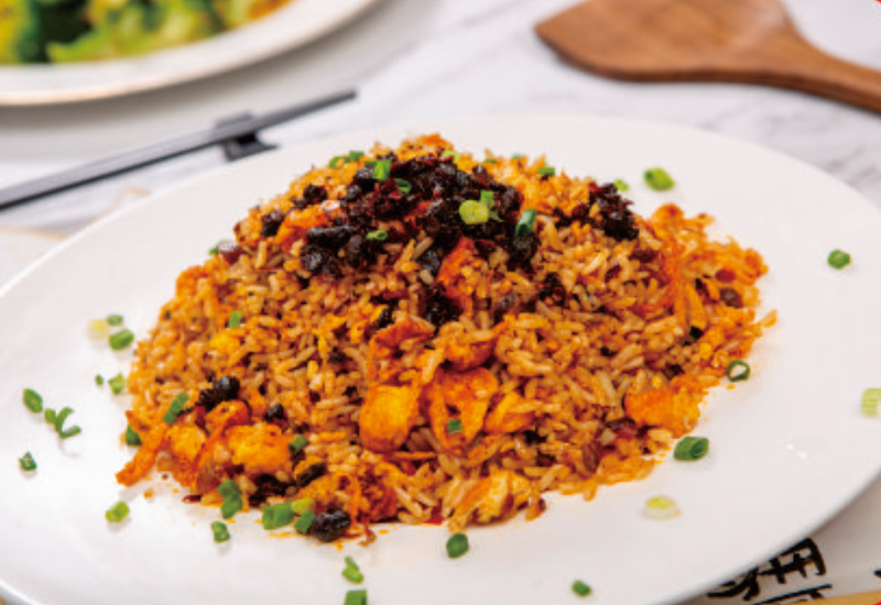 Spicy Black Bean Fried Rice