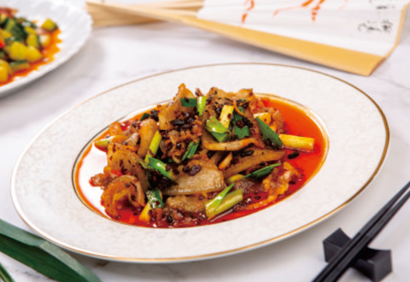 Twice-cooked Pork with Black Bean Sauce