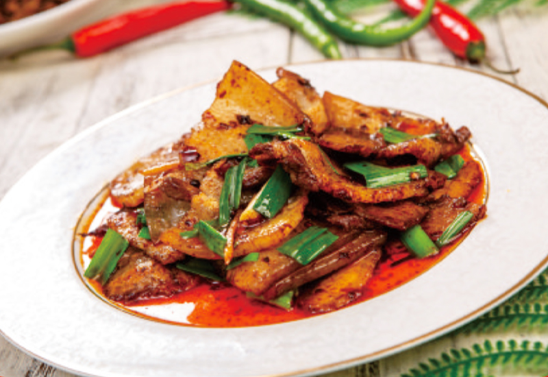 Stir-fried twice-cooked pork with sauce