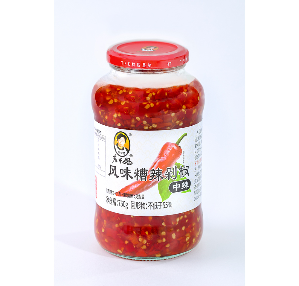 Flavor spicy chopped pepper (medium spicy) 750g